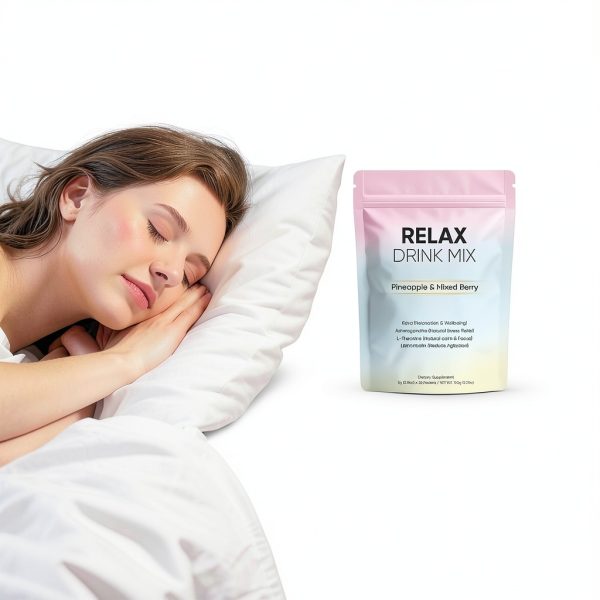 Relax Calming Drink Mix Stress Relief Sleep Support Powder-2