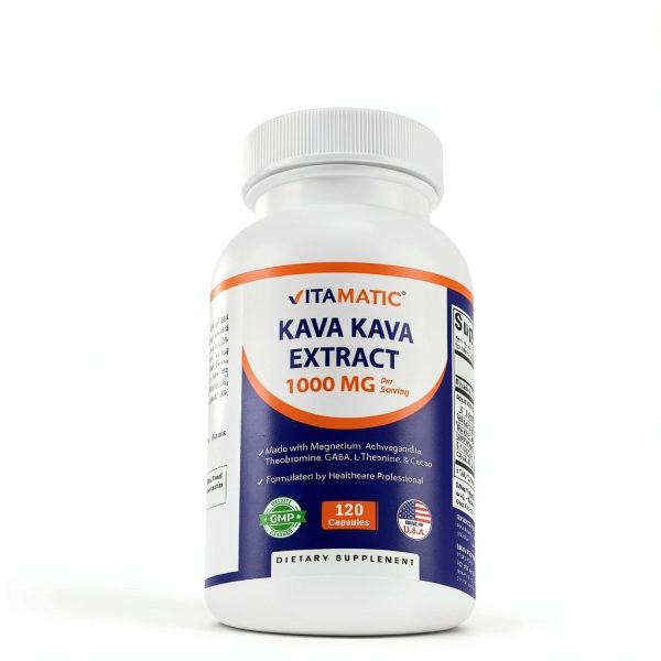 Kava Kava Root Extract 1000mg Vegan Herbal Supplement-5