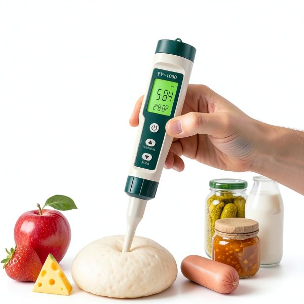 LYCEBELL pH Meter Food Tester Lab Grade with ATC-1