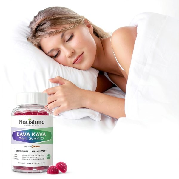 Kava Gummies Stress Relief Focus Herbal Supplement Adults-4