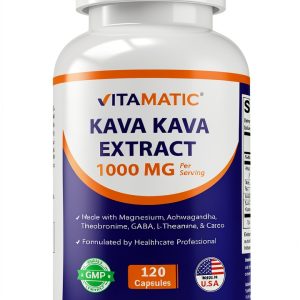 Kava Kava Root Extract 1000mg Vegan Herbal Supplement-0