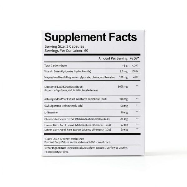 Totaria Kava Supplement Stress Relief Natural Calm Support-5