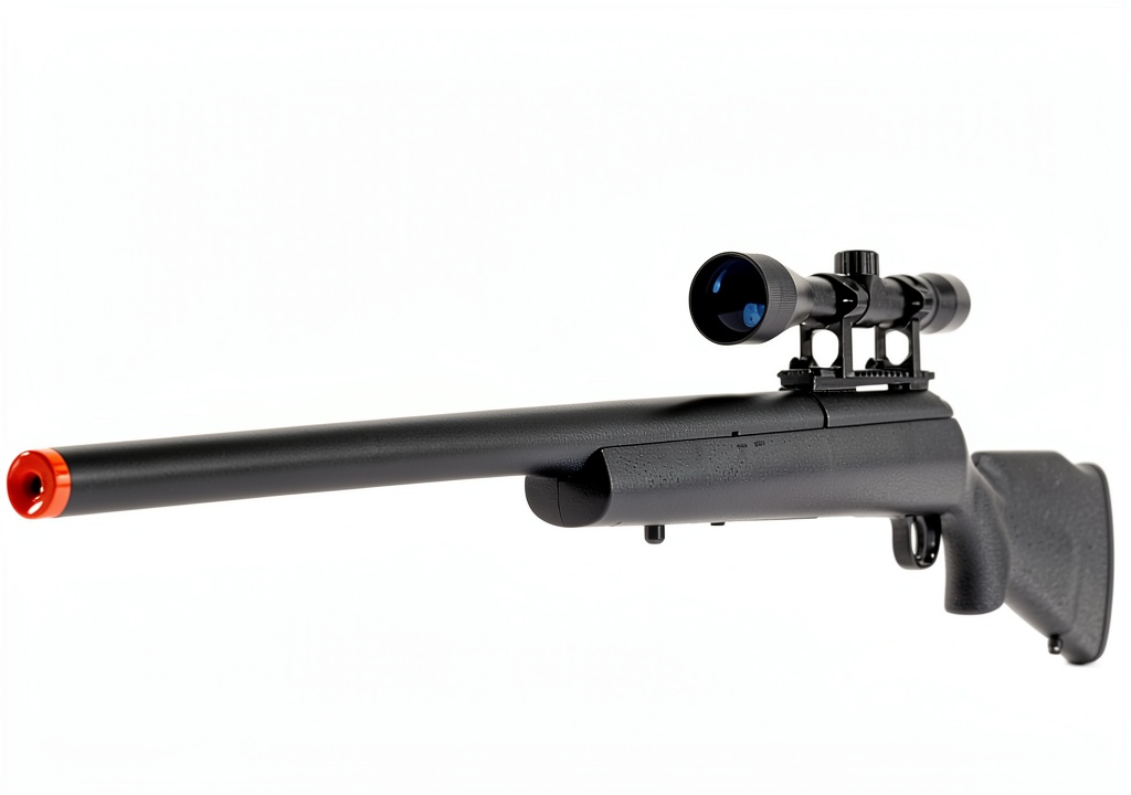 BBTac M61S sniper rifle in a forest setting