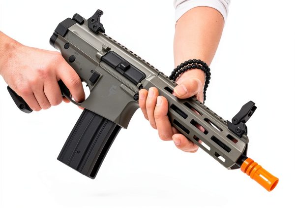 Game Face Airsoft Rifle GFM4NFB Ripcord M4 Full Metal 300‑Round Black-5
