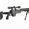 Well Spring Sniper Airsoft Rifle MB4410BAB Black 36‑Round-1