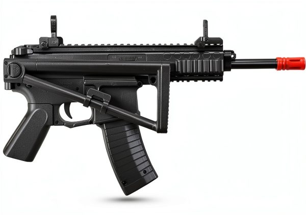 BBTac Desert Raider Airsoft Rifle 6mm Spring-Piston Black 1000-Round-2