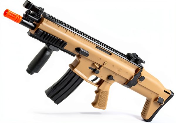Colt Airsoft Rifle FN SCAR Tan Spring 300FPS 6mm 350‑Round Magazine-0
