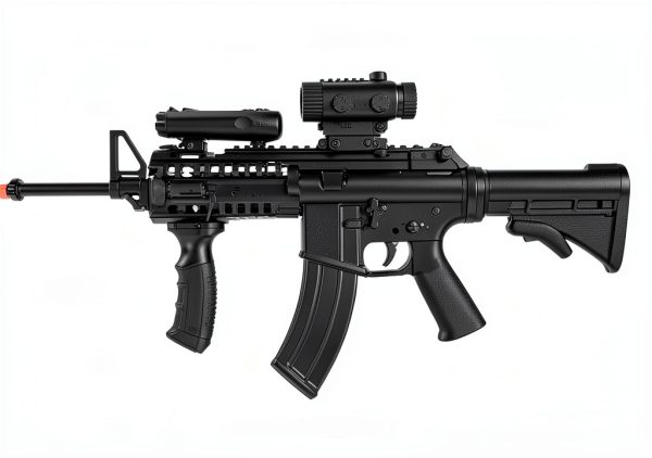 Fire Power F4D Airsoft Rifle 200 FPS with Laser and 500BB Magazine-5