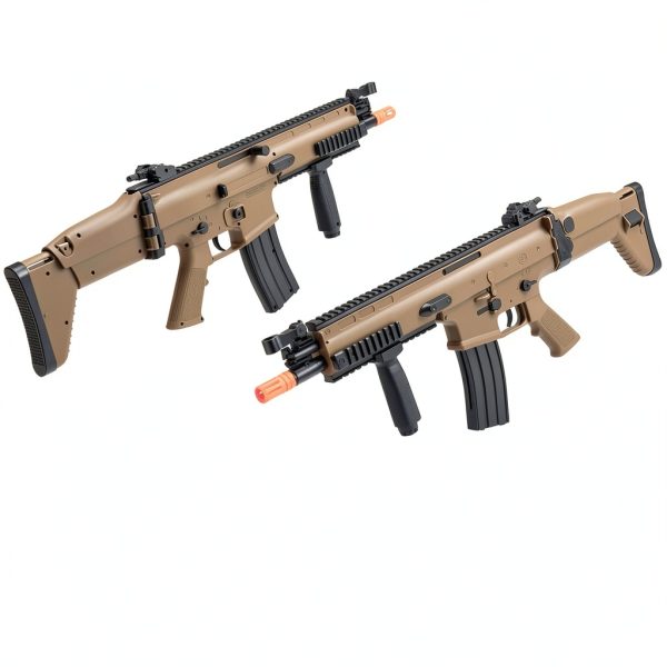 Colt Airsoft Rifle FN SCAR Tan Spring 300FPS 6mm 350‑Round Magazine-5