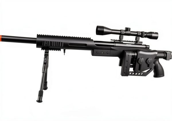 Well Spring Sniper Airsoft Rifle MB4410BAB Black 36‑Round-3