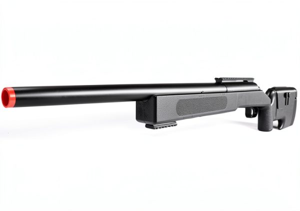 Airsoft Sniper Rifle BBTac BT-M62 Black Full Size Spring Piston Rifle-6