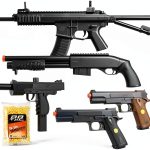 BBTac Desert Raider Airsoft Rifle 6mm Spring-Piston Black 1000-Round-0