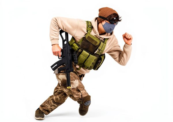 Game Face TACR91 Black 6mm Airsoft Rifle Full Auto 500‑Round Hopper-3