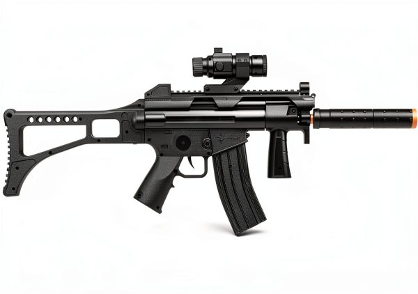 Game Face TACR91 Black 6mm Airsoft Rifle Full Auto 500‑Round Hopper-1