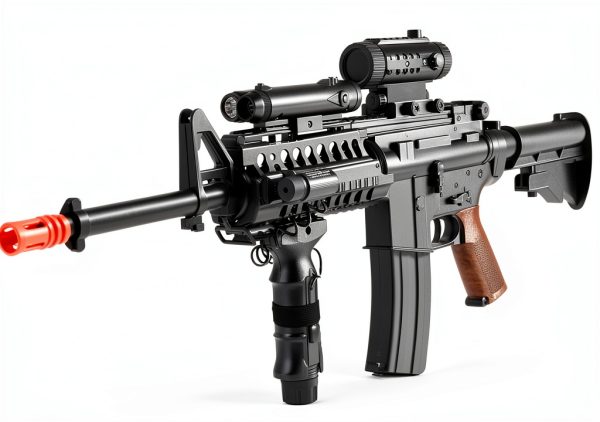 Fire Power F4D Airsoft Rifle 200 FPS with Laser and 500BB Magazine-2