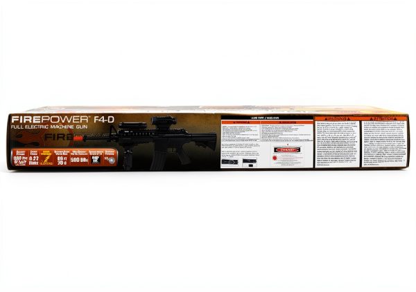 Fire Power F4D Airsoft Rifle 200 FPS with Laser and 500BB Magazine-6