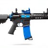 Lancer Tactical LT 15 Airsoft Rifle Black with Blue Accents 130 Rounds-2