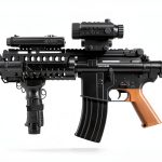 Fire Power F4D Airsoft Rifle 200 FPS with Laser and 500BB Magazine-0