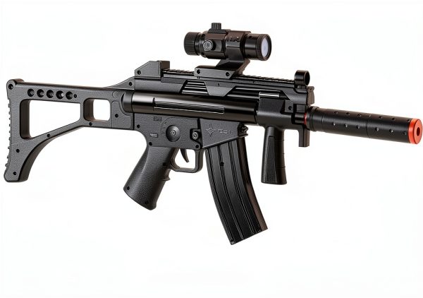 Game Face TACR91 Black 6mm Airsoft Rifle Full Auto 500‑Round Hopper-0