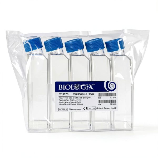Cell Culture Flasks BIOLOGIX Sterile 75cm² Bottle with Filter Cap 25ml-2