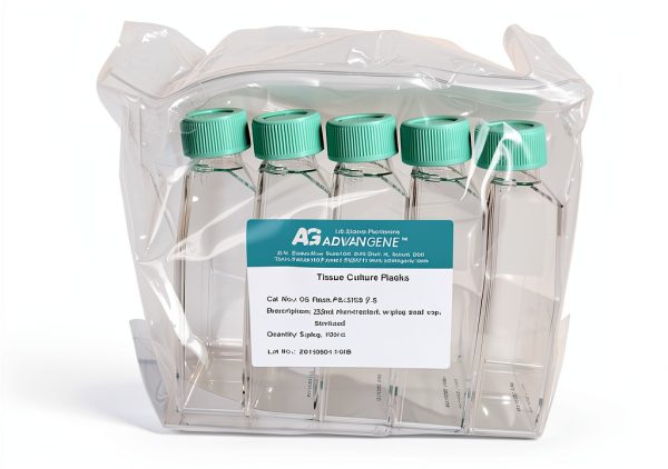 Polystyrene 250 ml Treated Culture Flask ADVANGENE with Canted Neck-3