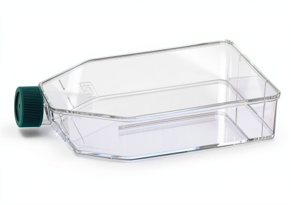 Nest Scientific 721001 Polystyrene Cell Culture Flask, Plug Seal Cap, Tissue Culture Treated, Sterile, 225 cm², Clear, 5 per Pack, 25 per Case (Pack of 25)-0