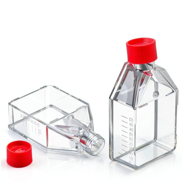 Polystyrene Cell Culture Flasks 4E's 60pcs Sterile 25cm² Vent Cap-2