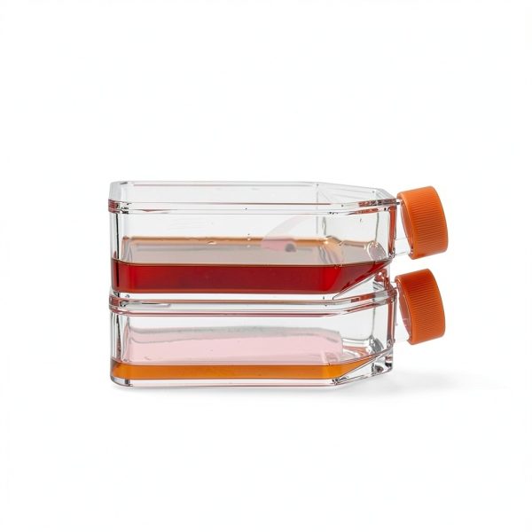 Cell Culture Flasks Kingdder 50 Pack 75cm² Filter Caps-3