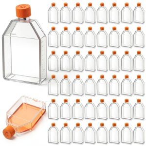 Cell Culture Flasks Kingdder 50 Pack 75cm² Filter Caps-0