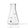 Utile 8pcs 200ml Glass Erlenmeyer Flask Set Borosilicate Conical-2